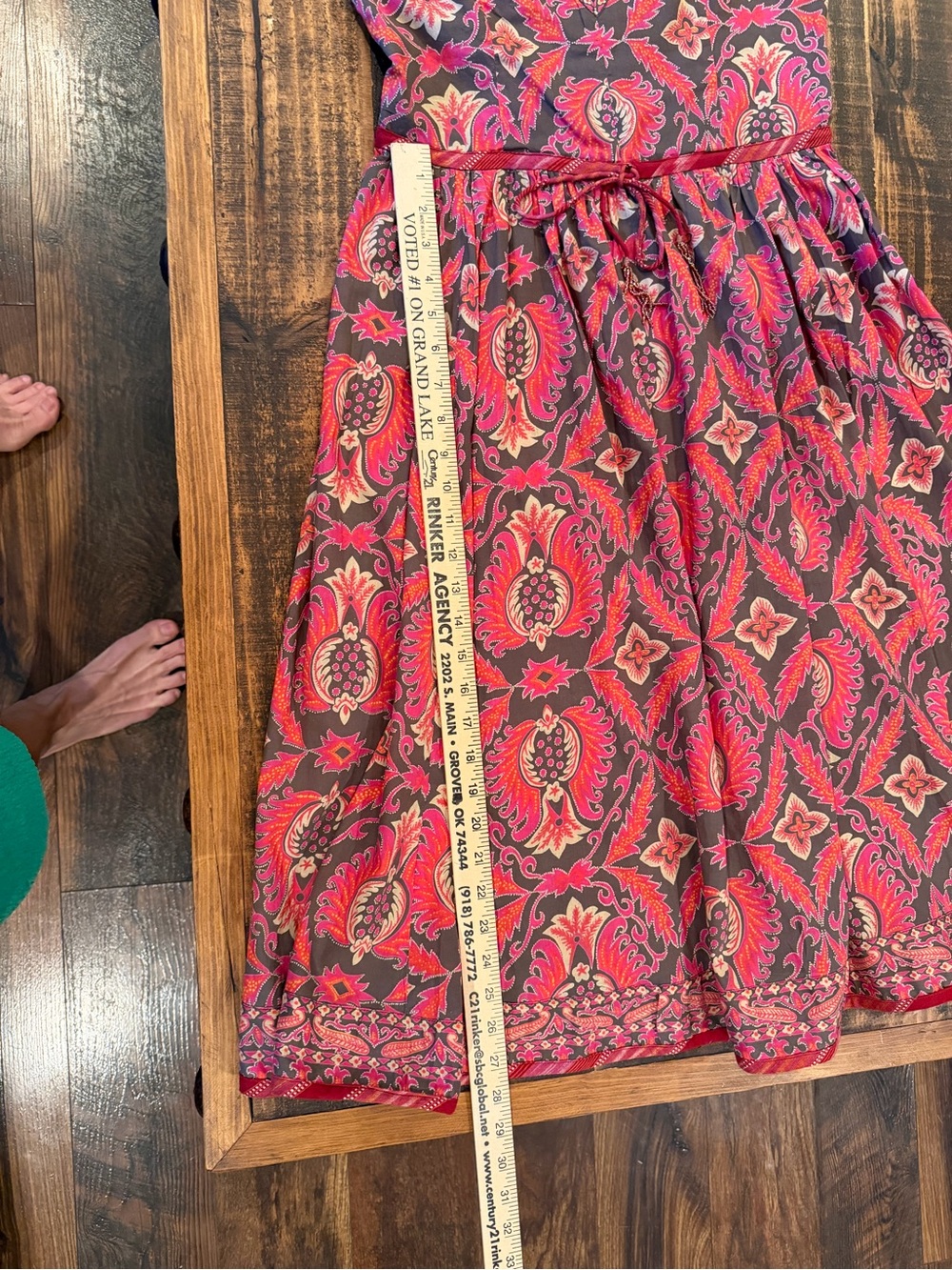 Plenty by Tracy Reese Pink and Purple Paisley-Print Spaghetti Strap Midi Dress - Picture 5 of 7